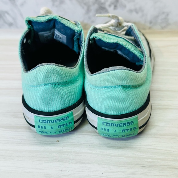 Converse Chuck Taylor All Star Mint Green Slip On Shoes. 656095F Size 11 Kids - Picture 3 of 6